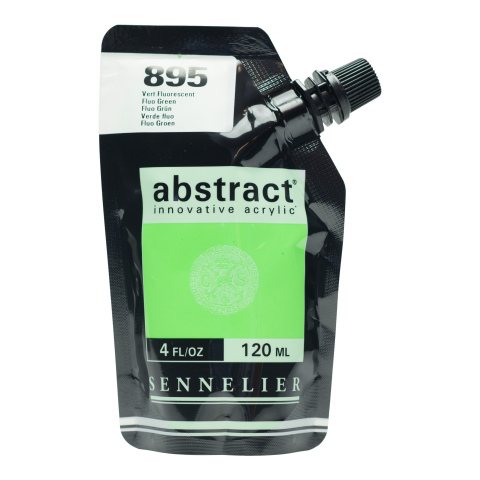 Sennelier Acrylfarbe Abstract Soft-Pack 120 ml, Fluo Grün (895)