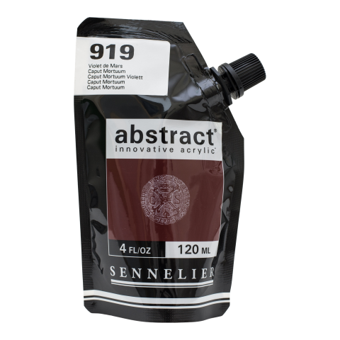 Sennelier Pittura Acrilica Astratta Confezione morbida da 120 ml, Caput Mortuum Violet (919)