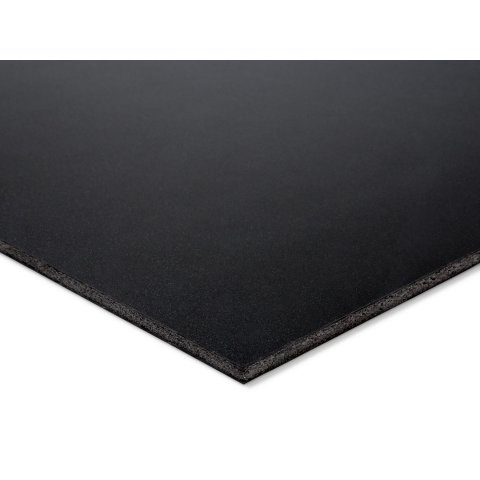 Panel sándwich Stadur Viscom Sign Easyprint negro Sin PVC, 5,0 x 700 x 1000 mm