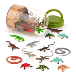 Terra, Tiere in der Dose 60 Stück, bis ca. 6 cm, Reptilien