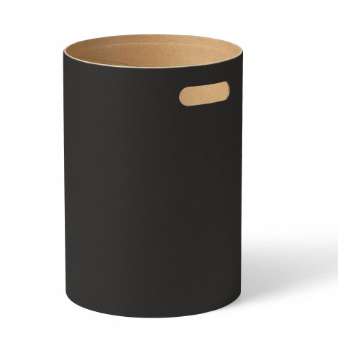 Ø 22 cm Papierkorb in schwarz oder braunHöhe 25,5 cm 