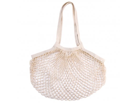 Shopping net cotton with handle, inelastic