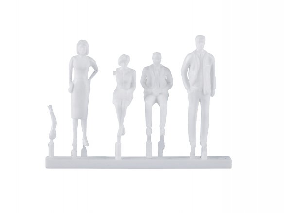 Detalles de figuras Hermoli, sin pintar, blanco, 1:33