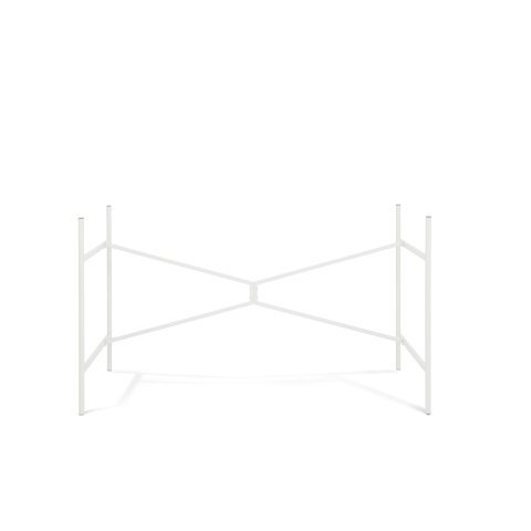 Telaio del tavolo Modulor X Acciaio, 1260x700x715 mm, bianco RAL 9016 opaco