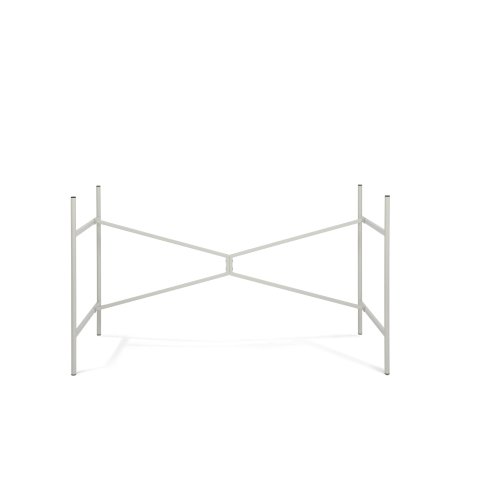 Modulor table frame X Steel, 1260x700x715mm, light gray RAL 7038 matt
