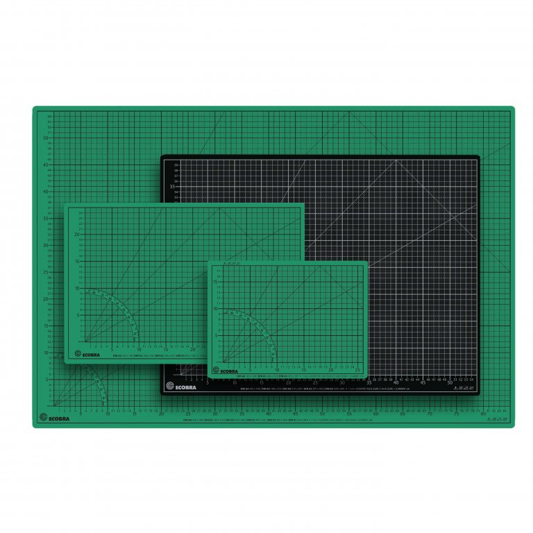Ecobra cutting mat top quality, green/black