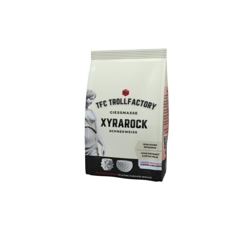 TFC Xyrarock polvere di colata ceramica bianca come la neve Rapporto di miscelazione 4:1, 25 kg
