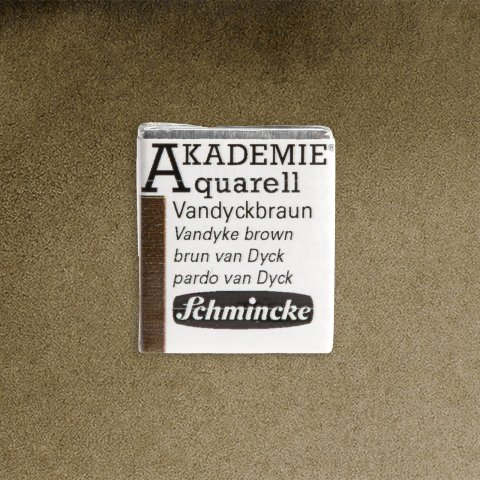 Schmincke Watercolor Academy 1/2 bowl, Vandyck brown (667)