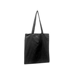 Westford Mill Baumwolltasche, ''Jutebeutel'', ca. 380 x 420 mm, lange Henkel, schwarz