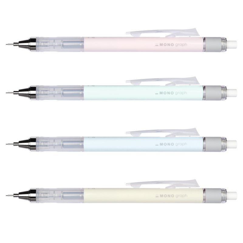 Tombow Mono Graph Matita Meccanica 0.3 Mm - Colore Pastello Verde Menta