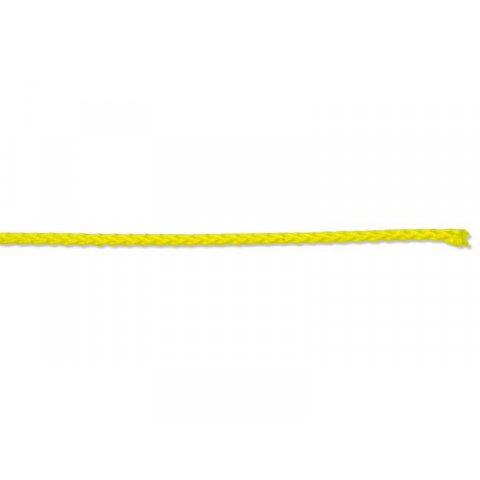 Polypropylene braided cord th = 2.0 mm, l = 100 m, fluorescent yellow