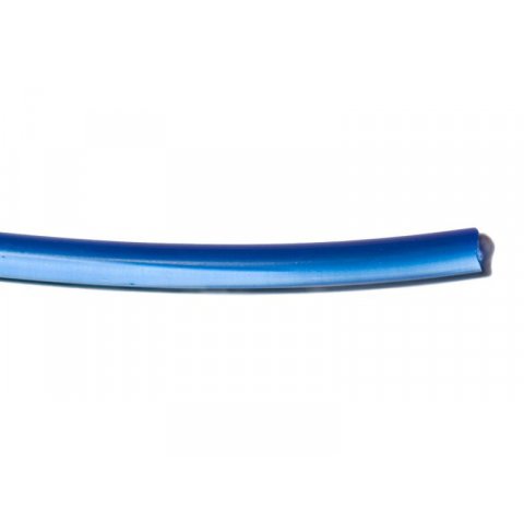 Cuerda redonda de PVC blando, de color neón ø 2,0 mm, azul