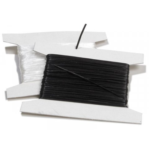 Stretch Magic rubber string multiple fibres, ø 0.8 mm, l = 25 m, transparent