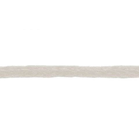 Cuerda de algodón encerada ø 1 mm, l = 6 m, blanco