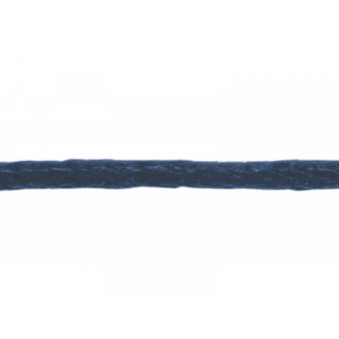 Cuerda de algodón encerada ø 1 mm, l = 6 m, azul