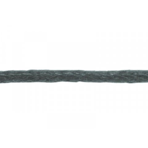 Cotton cord, waxed ø 1 mm, l = 6 m, grey