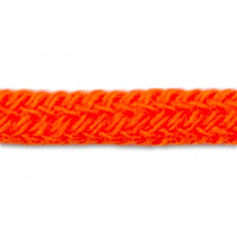 Braided cord, coloured ø = 3 mm, neon orange (F83)