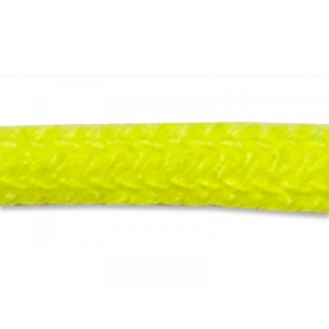 Cordino intrecciato colorato ø = 3 mm, giallo neon (F84)