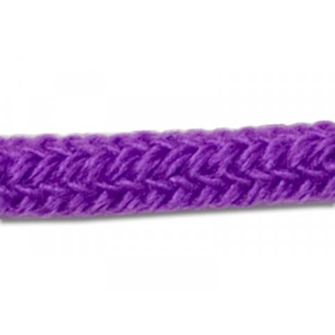 Cordino intrecciato colorato ø = 3 mm, viola neon (F88)