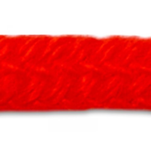 Braided cord, coloured ø = 5 mm, neon red (155)