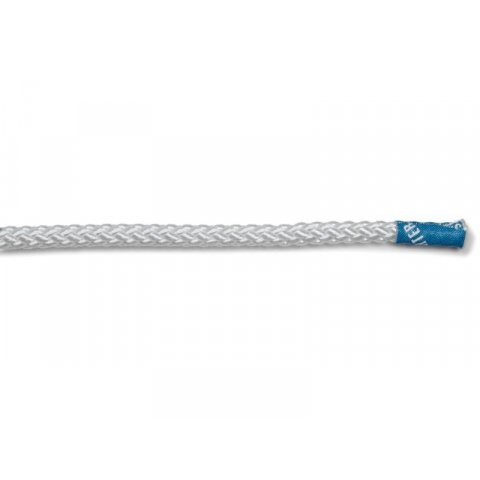 Polyamide braided rope, white ø 6.0 mm, 16 x braided