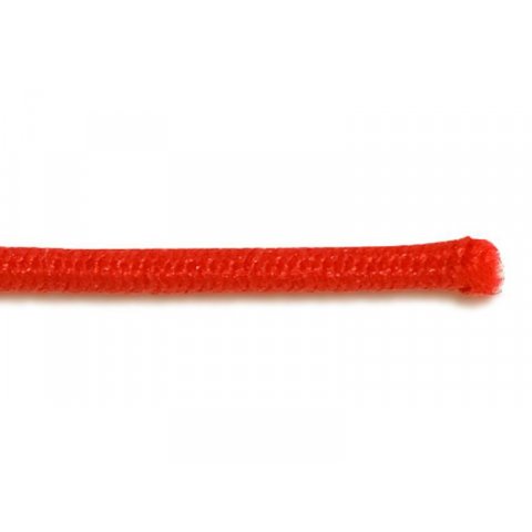Rubber stretch cord, thin, coloured ø 1.5 mm, l=10 m, red