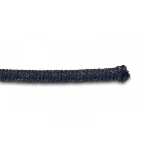 Rubber stretch cord, thin, coloured ø 1.5 mm, l=10 m, black