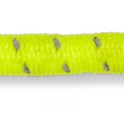 Cuerda de goma elástica con hilo reflectante ø = 3 mm, amarillo (151)