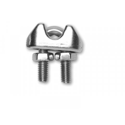 Cable clamp 3.0 x M4 x 20 mm (1/8''),stainless steel, 4 pieces