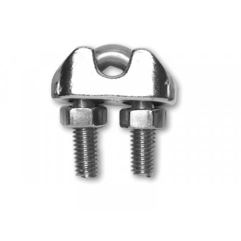 Cable clamp 5.0 x M5 x 24 mm (3/16''),stainl. steel,100 pieces