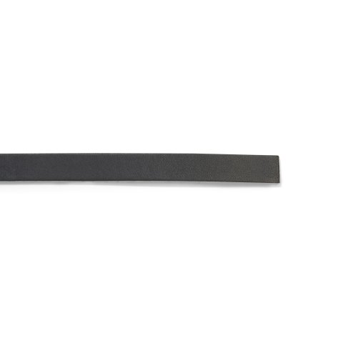 Full-grain leather straps, coloured cowhide, w = 10 mm, l = 1.2 m, black