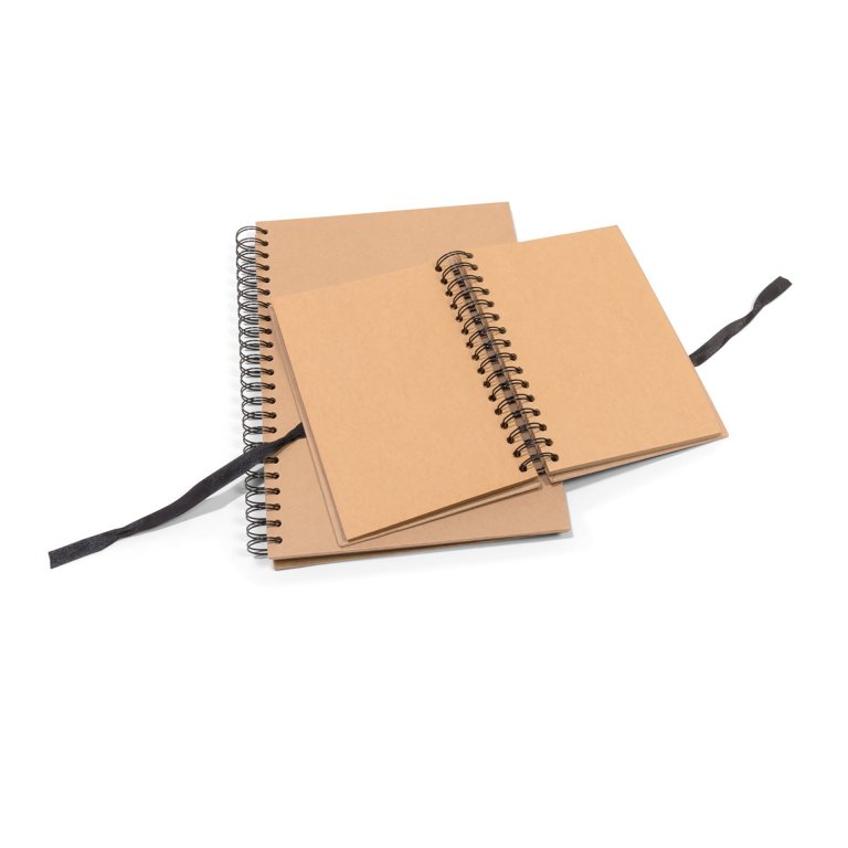 Cuaderno de bocetos en color marrón marfil 175 g/m