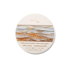 Artist watercolor pad Cotton round, 300 g/m²