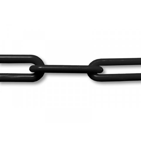 Plastic link chain 6.0 x 42.0 x 20.0 mm, black