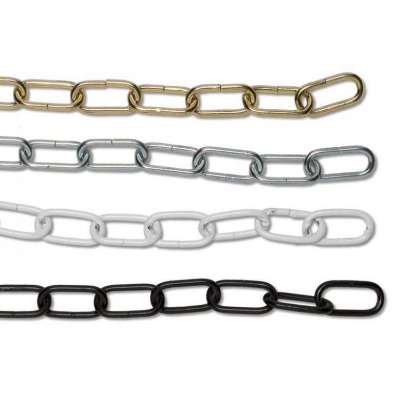 Steel link chain, non-welded
