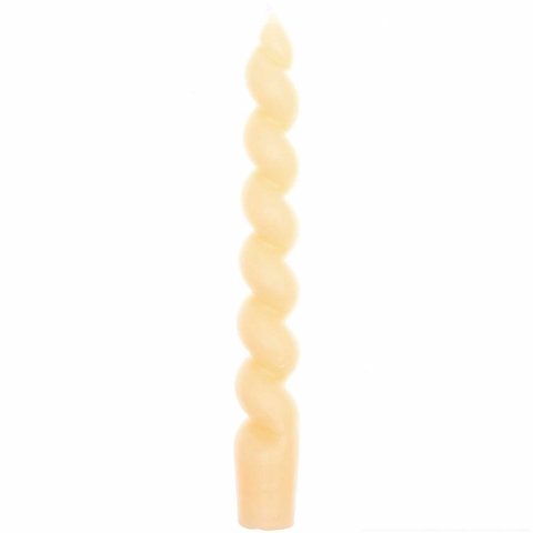 Spiral candle Ø 2,4 cm, h = 18,5 cm, vanilla