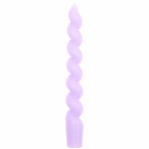 Spiral candle Ø 2,4 cm, h = 18,5 cm, lilac