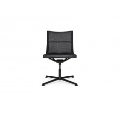 Wagner D1 swivel chair, office 420-520x500x930mm, w/o armrests, glides, black
