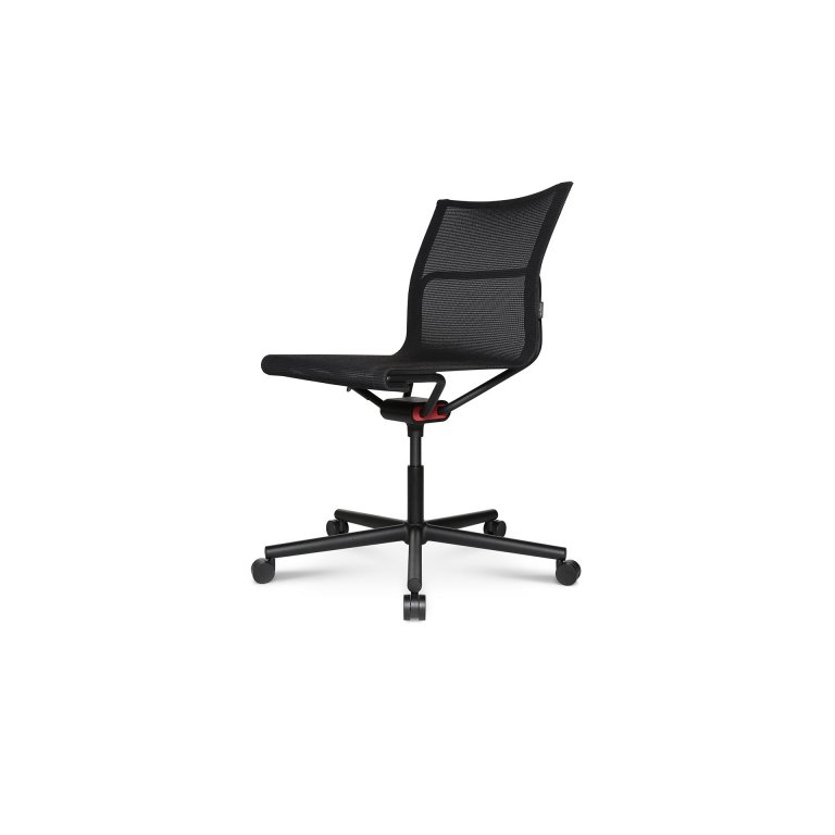 Wagner D1 swivel chair, office, 420-520x500x930mm, w/o armrests, castors, black