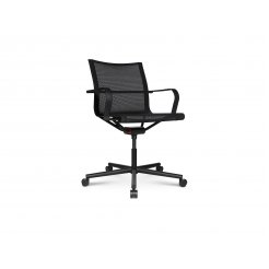 Wagner D1 swivel chair, office 420-520x500x930mm, with armrests, castors, black