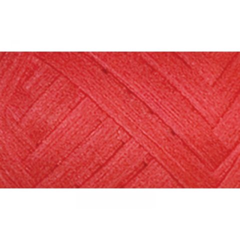 Kräuselband Baumwolle, matt b = 5 mm, l = 10 m, rot