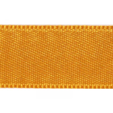 Nastro di raso doppio satin fine b=ca. 25 mm, l=3 m, giallo dorato