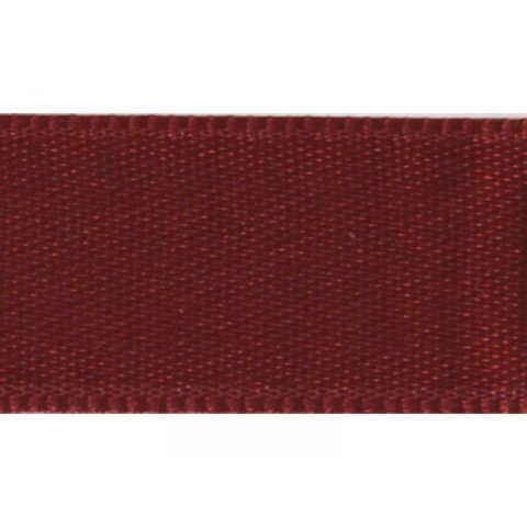 Nastro di raso doppio satin fine w=app. 25 mm, l=3 m, Bordeaux red