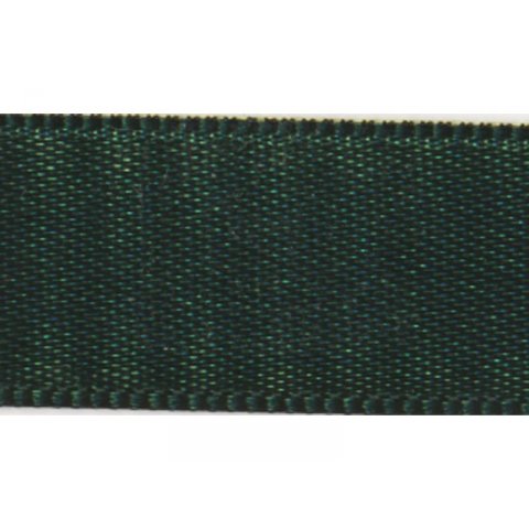 Doppelsatinband fein b=ca. 25 mm, l=3 m, tannengrün