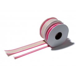 Stoffband mit neonfarbigem Rand