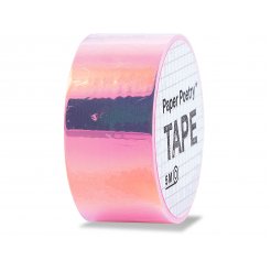Adhesive Tape Paper Poetry Mirror Rainbow Tape b = 19 mm, l = 5 m, pink (32.13)