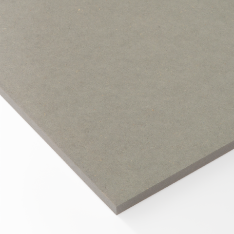 MDF durchgefärbt (Zuschnitt möglich) 8,0 x max. 2440 x max. 1830 mm, hellgrau
