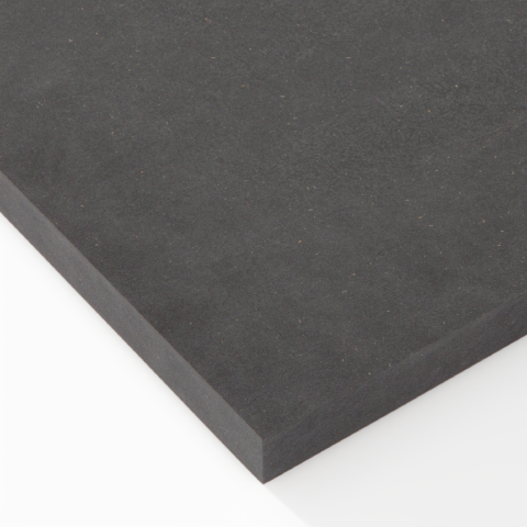 MDF coloreado a través (corte disponibiles) 19,0 x máx. 2440 x máx. 1830 mm, negro