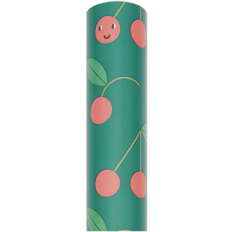 Wrapping paper roll Paper Poetry pattern 70 x 200 cm, 80 g/m², cherries