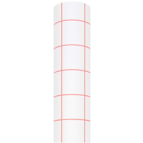 Rollo de papel de envolver Patrón de poesía en papel 70 x 200 cm, 80 g/m², pantalla rojo neón